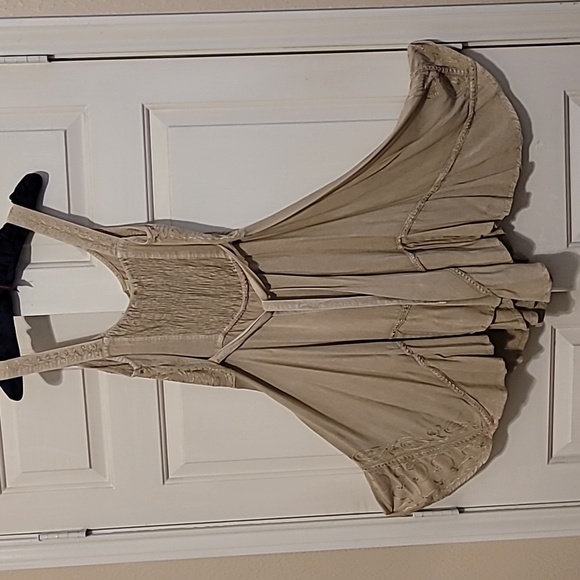 Bohemian khaki dress - Picture 4 of 5